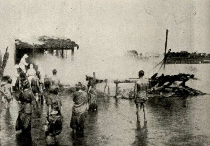 During the Plague scene