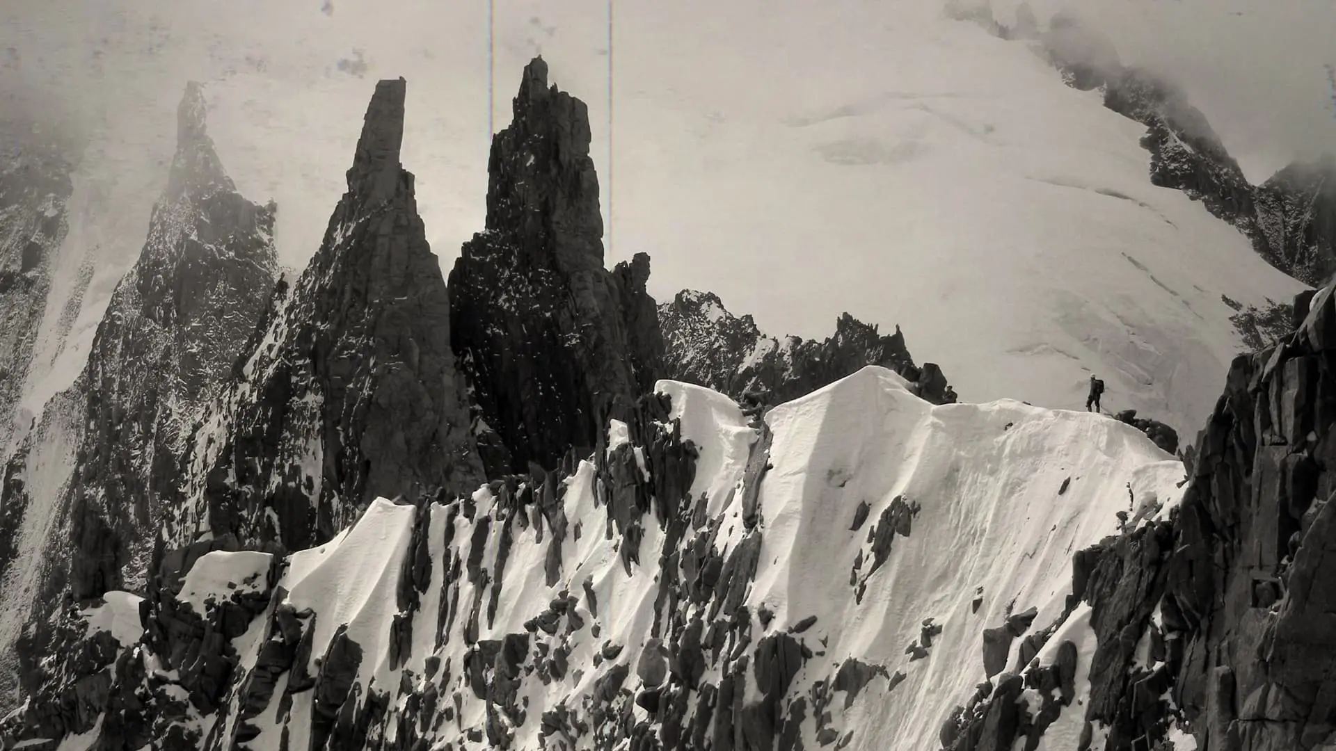 L'Ascension Des Aiguilles Ravanel Et Mummery scene