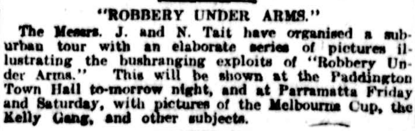 Robbery Under Arms scene