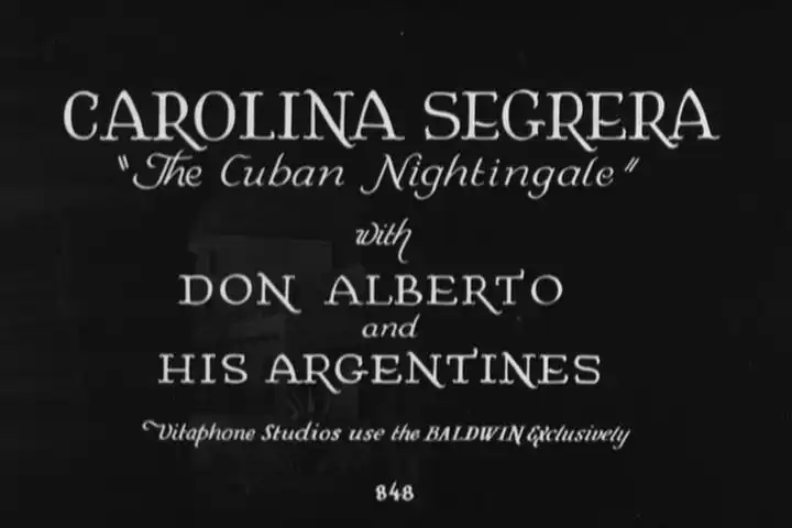 Carolina Segrera, 'the Cuban Nightingale'
