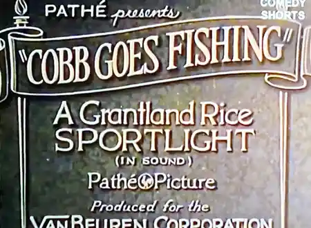 Cobb Goes Fishing scene