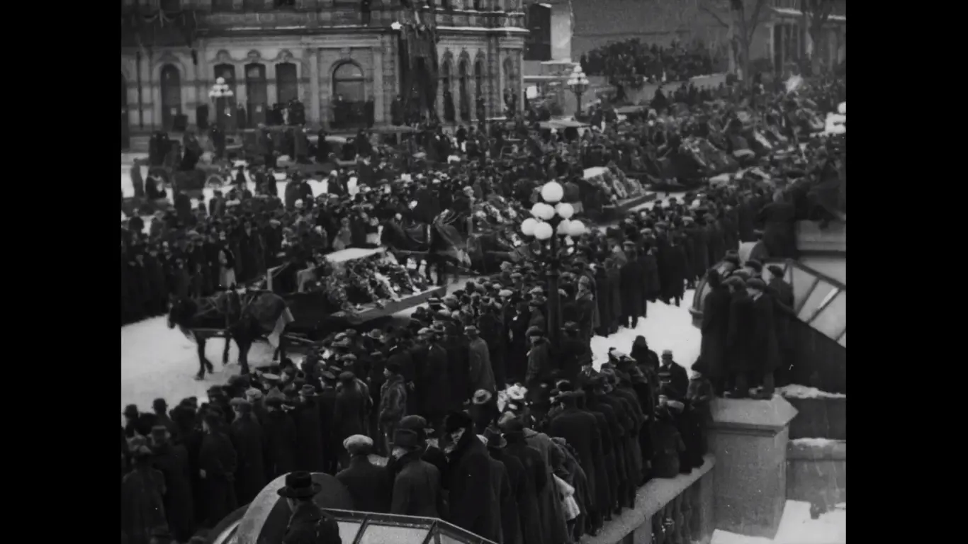 Les funérailles de Sir Wilfrid Laurier scene