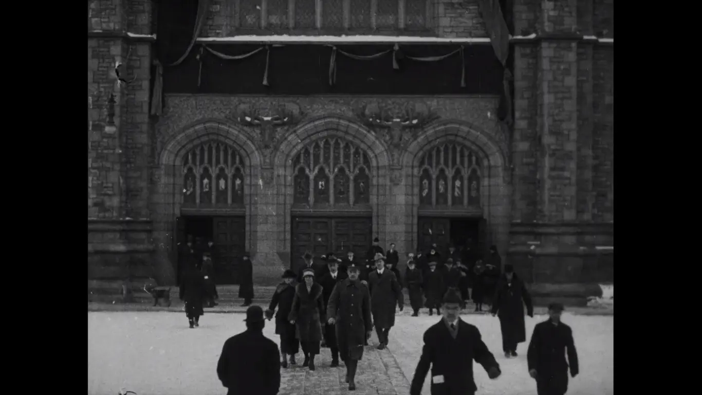 Les funérailles de Sir Wilfrid Laurier scene