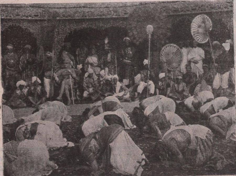 Die Königstochter von Travankore scene