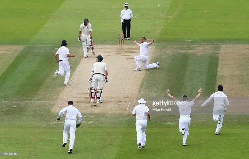 The Ashes scene