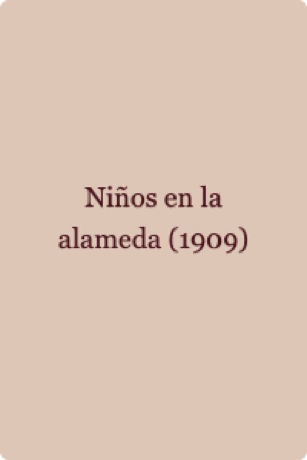 Niños en la alameda
