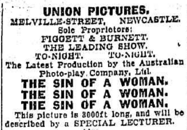 The Sin of a Woman scene
