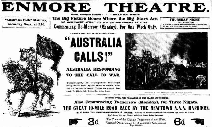 Australia Calls scene