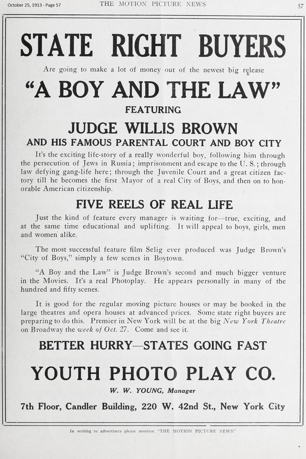 A Boy and the Law