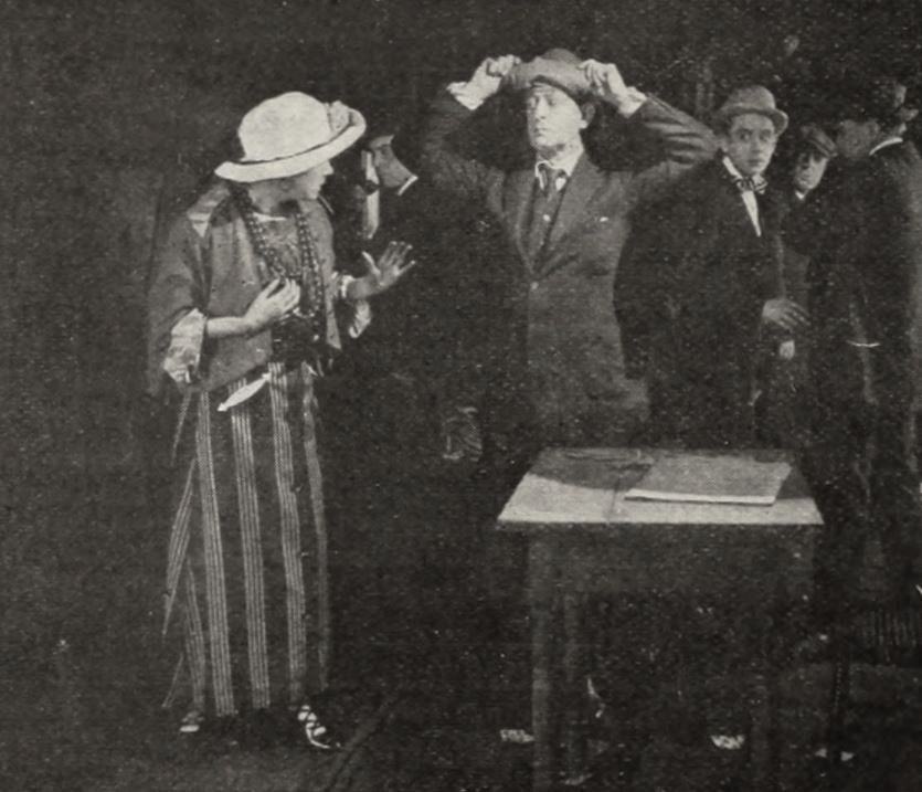 The Gray Mask scene