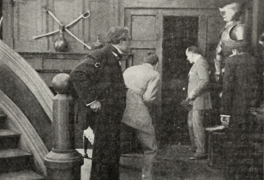 The House of Fear scene