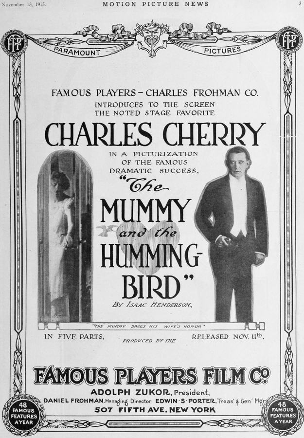 The Mummy and the Humming Bird scene