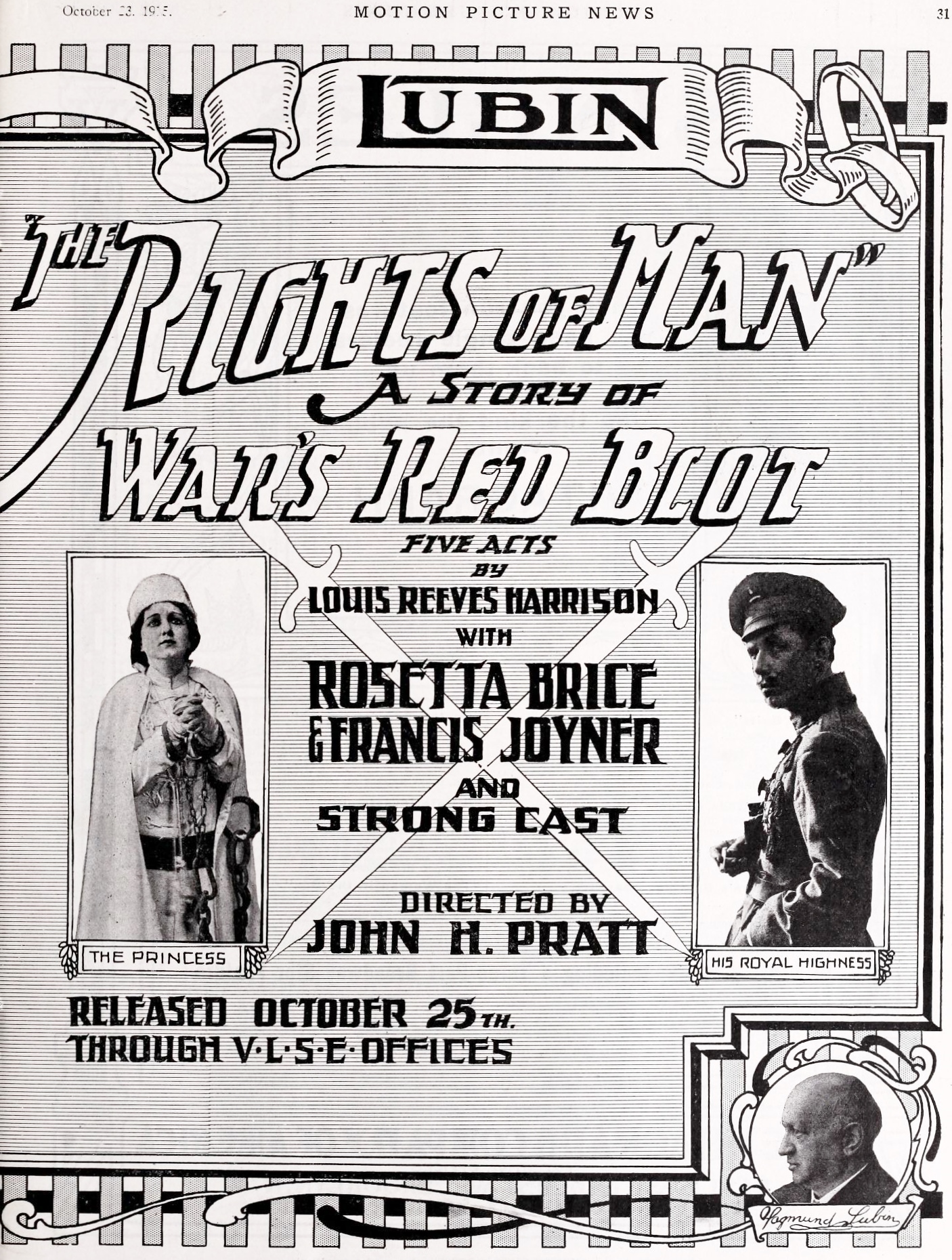 The Rights of Man: A Story of War's Red Blotch scene