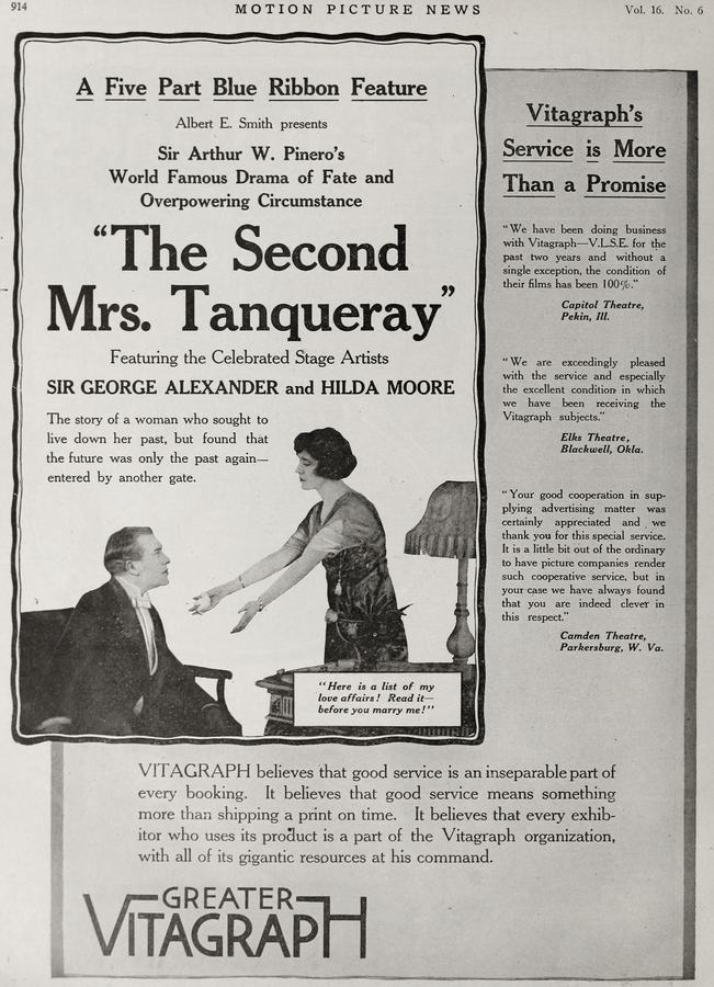 The Second Mrs. Tanqueray scene