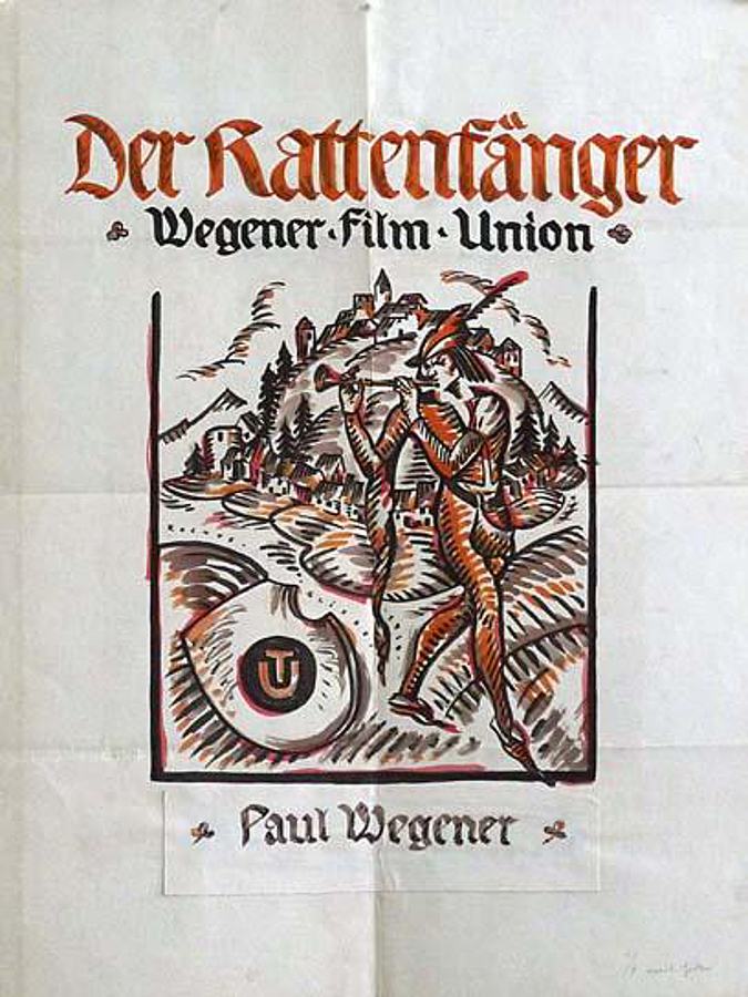 The Pied Piper of Hamelin scene