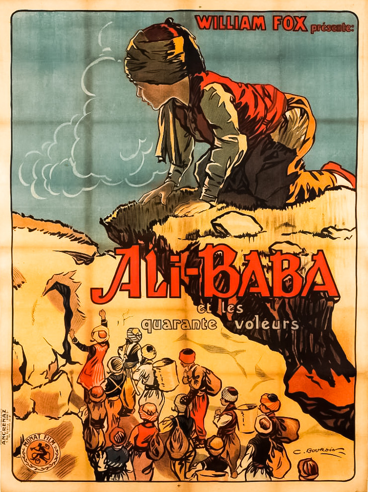 Ali Baba and the Forty Thieves scene