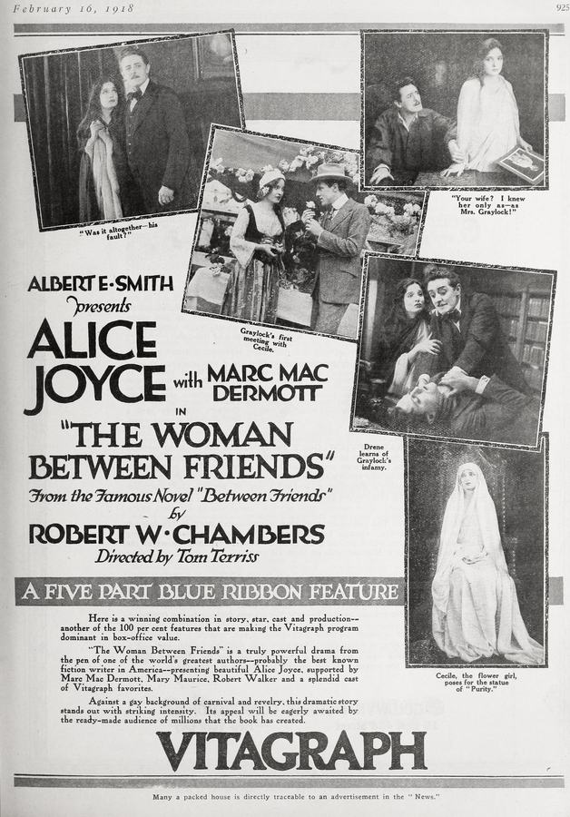 The Woman Between Friends scene