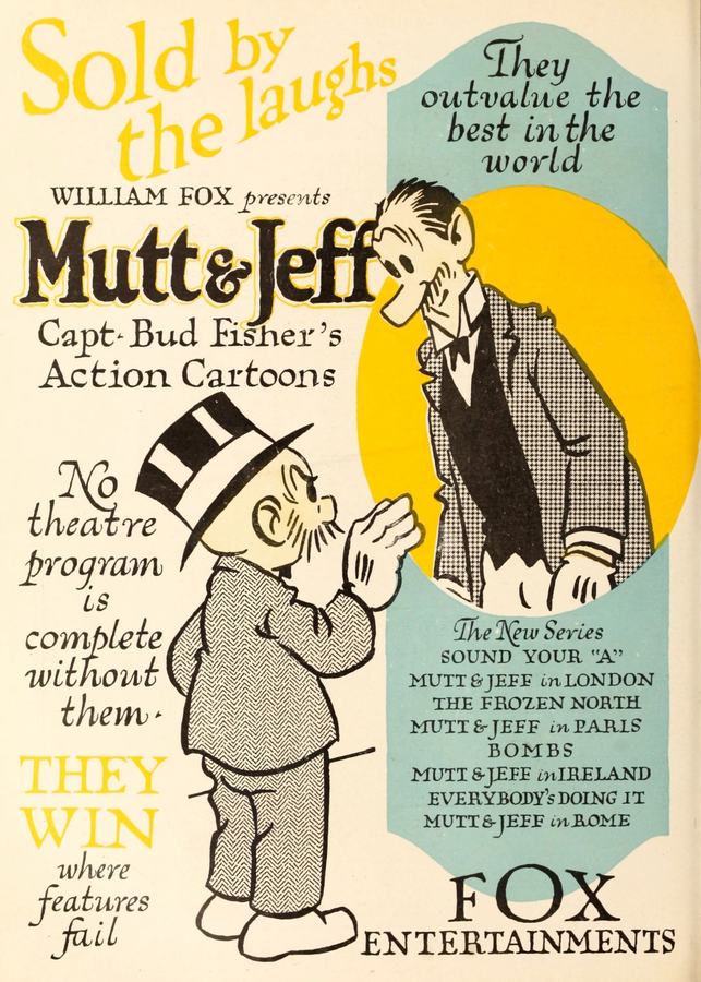 Mutt and Jeff in Paris scene