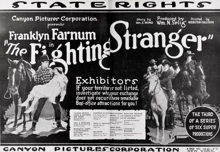 The Fighting Stranger scene