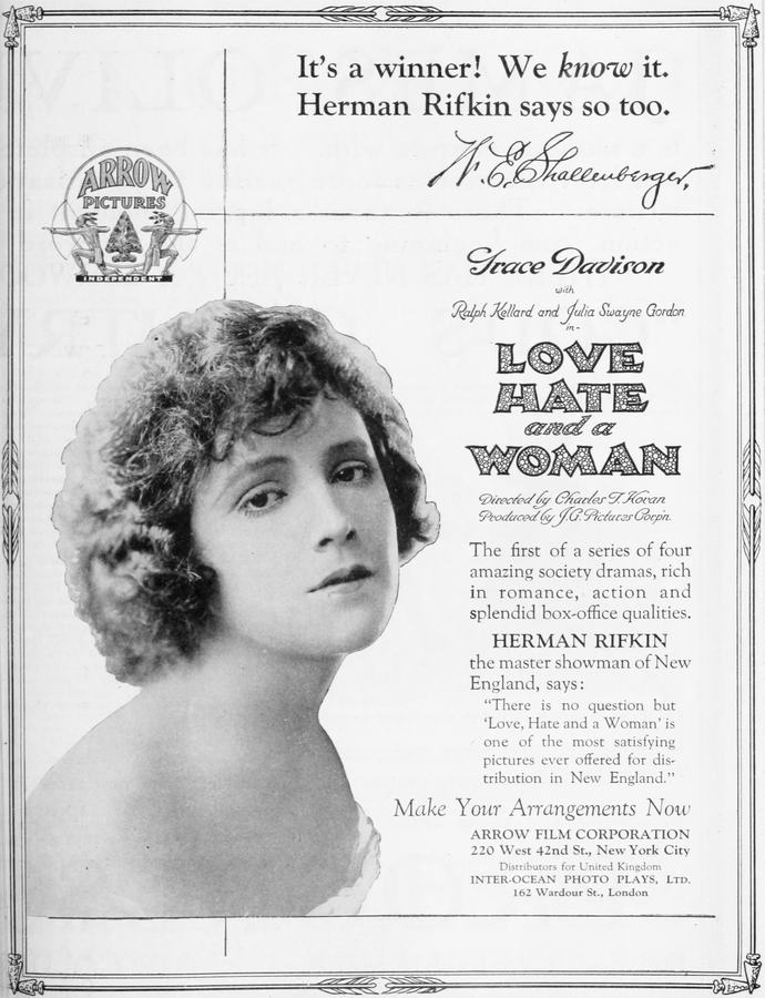 Love, Hate and a Woman scene