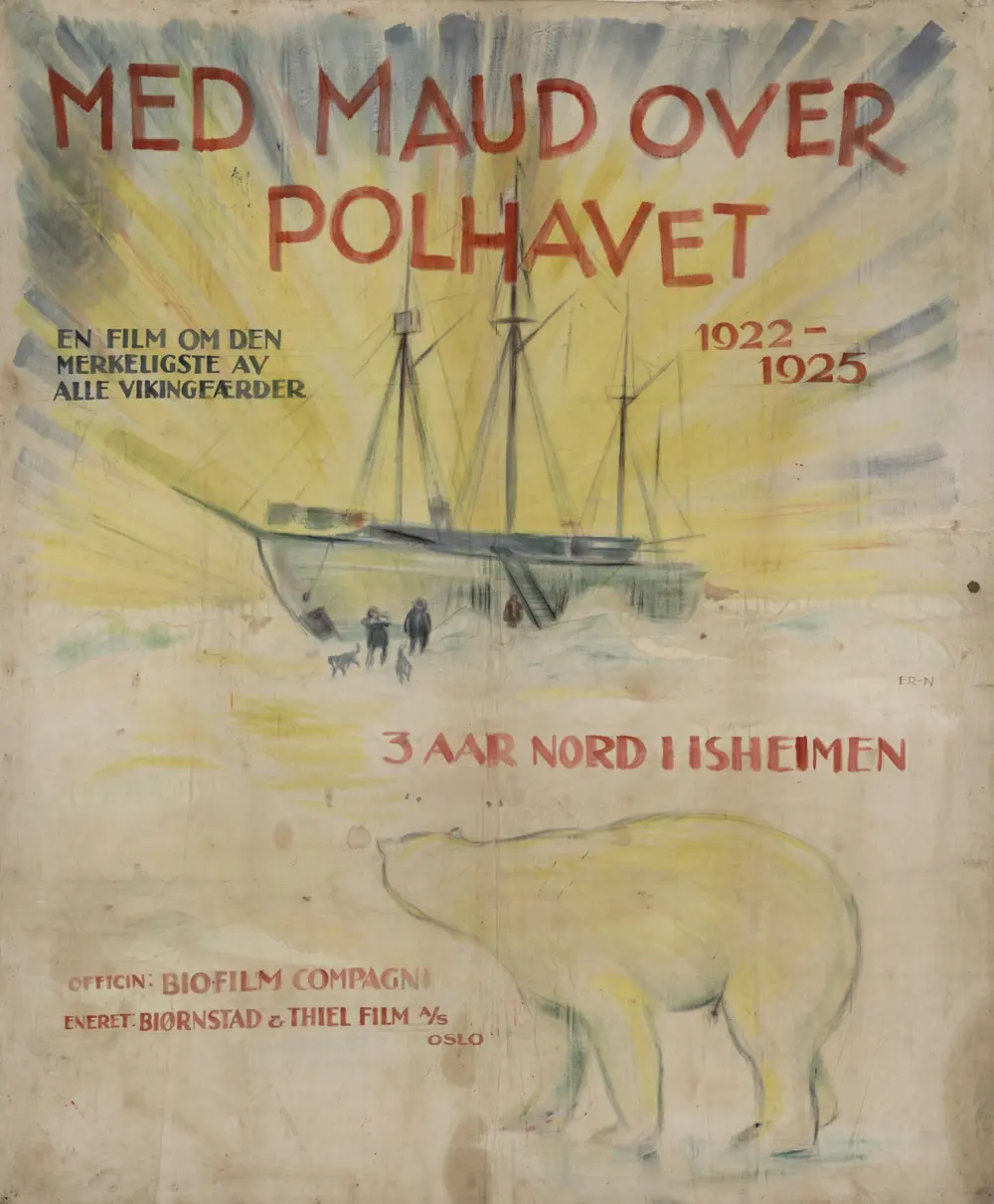 Med 'Maud' over Polhavet