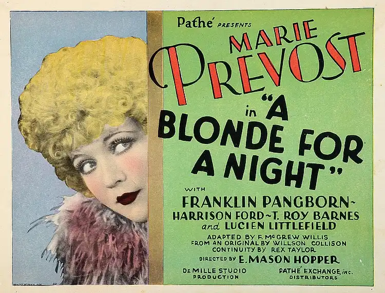A Blonde for a Night