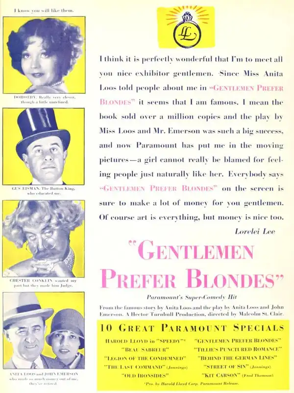 Gentlemen Prefer Blondes