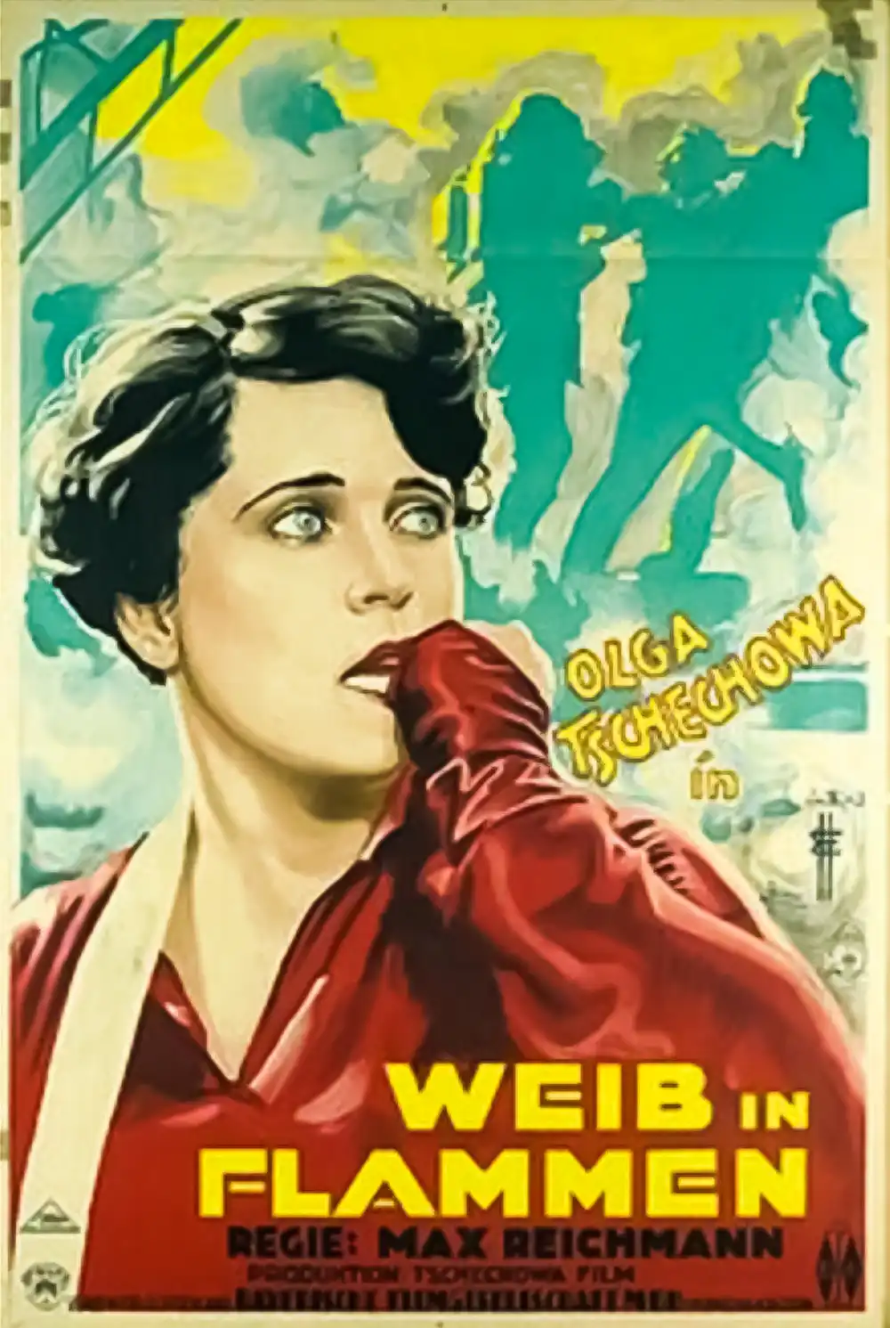 Weib in Flammen
