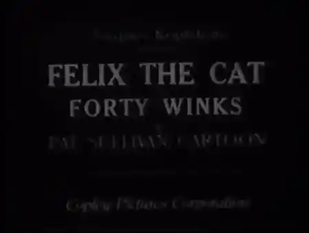 Felix the Cat in Forty Winks