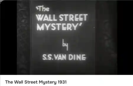 The Wall Street Mystery