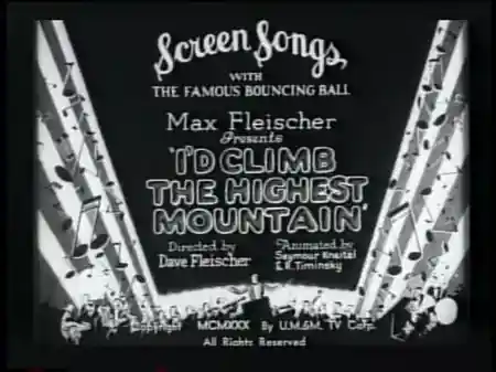 I'd Climb the Highest Mountain