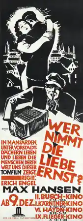 Wer nimmt die Liebe ernst...?