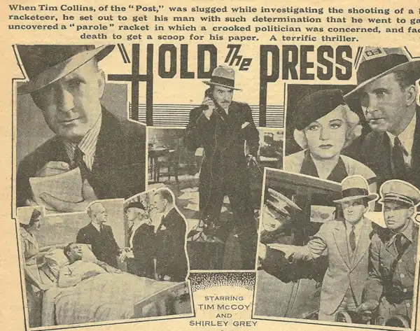 Hold the Press