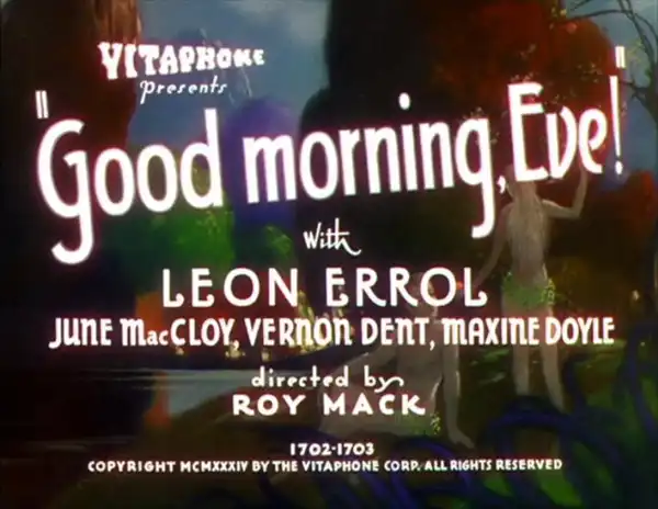 Good Morning, Eve!