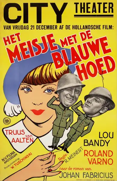 Het meisje met den blauwen hoed