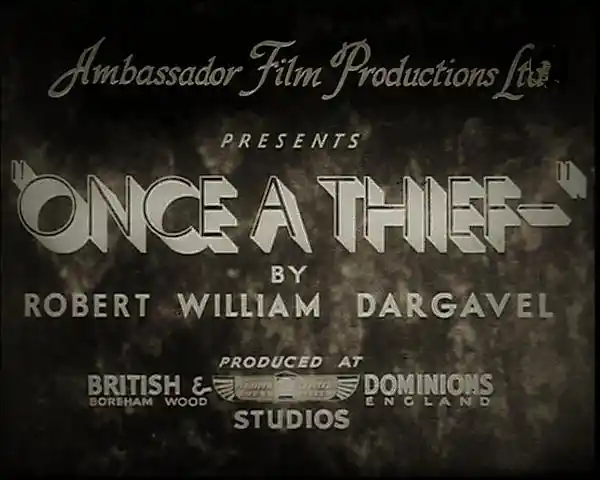 Once a Thief (1935)