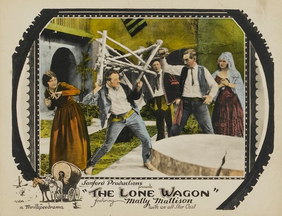 The Lone Wagon scene