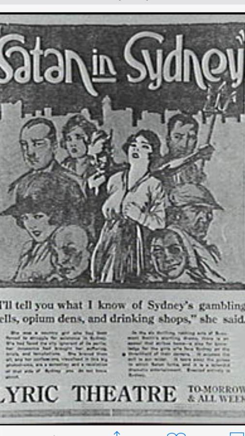 Satan in Sydney scene
