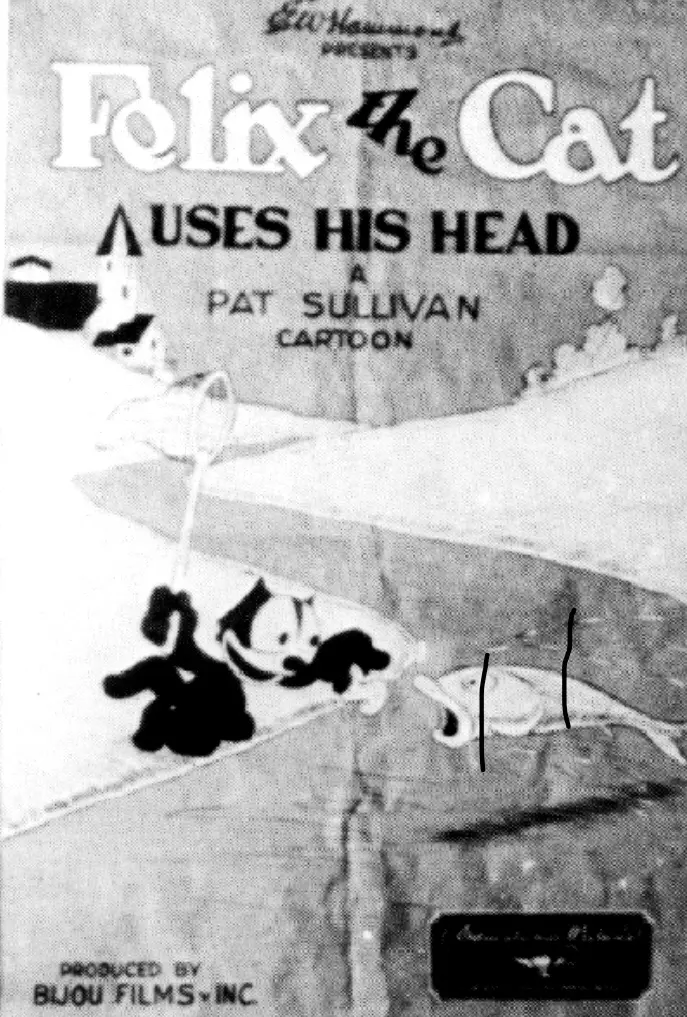 Felix the Cat Uses His Head