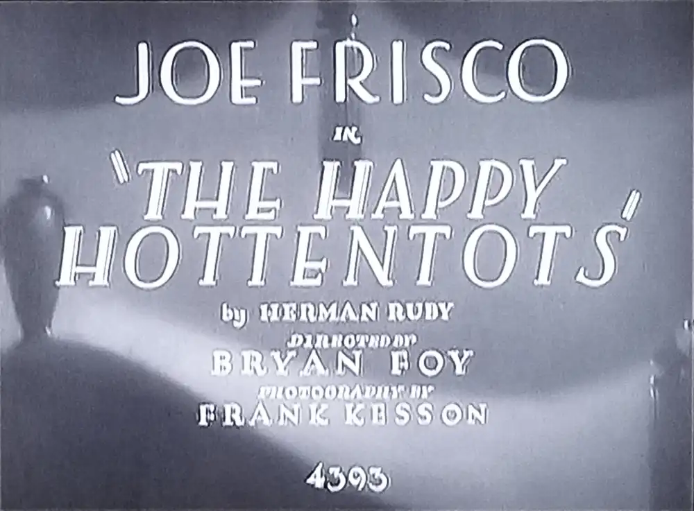 The Happy Hottentots