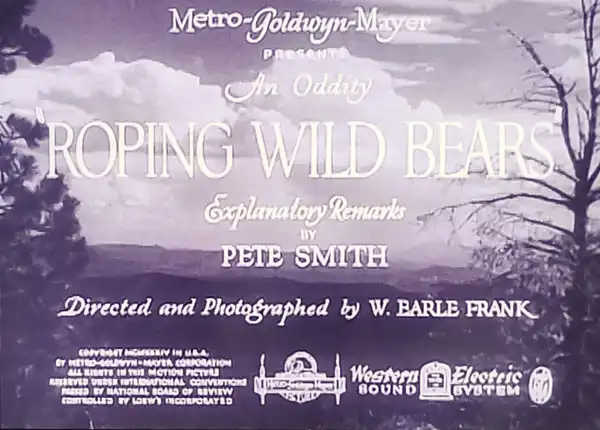 Roping Wild Bears