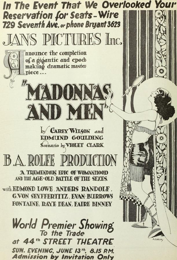 Madonnas and Men