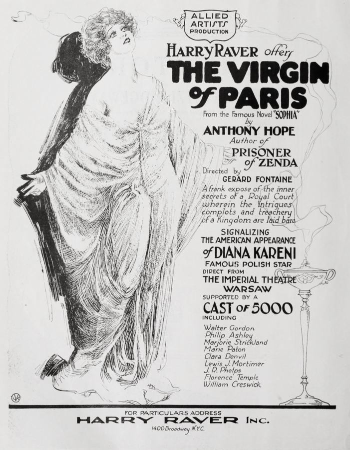 Sophy of Kravonia; or, the Virgin of Paris