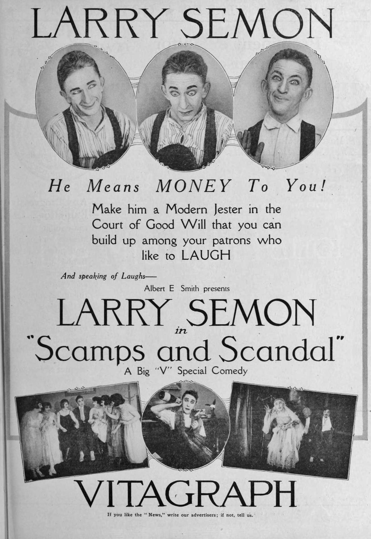 Scamps and Scandals scene