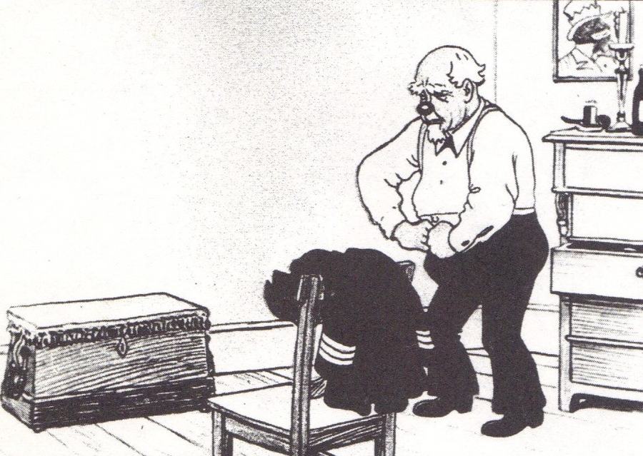 Kapten Grogg har blivit fet