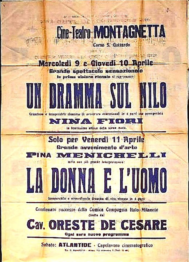 La donna e l'uomo scene