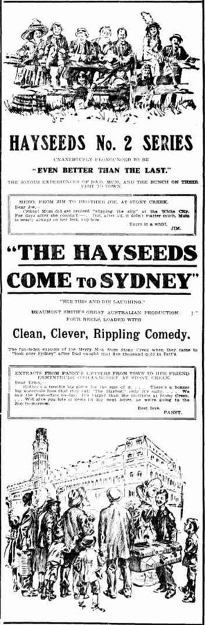 The Hayseeds Come to Sydney scene