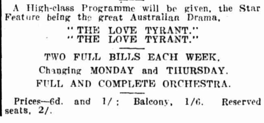 The Love Tyrant scene