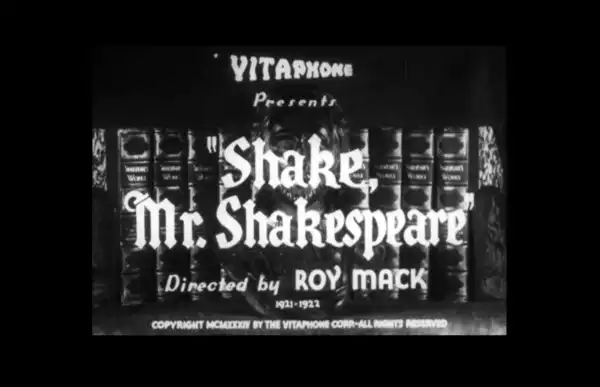 Shake, Mr. Shakespeare