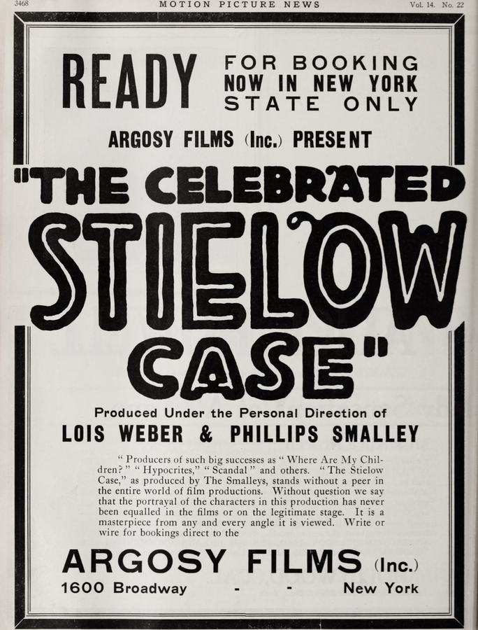 The Celebrated Stielow Case scene